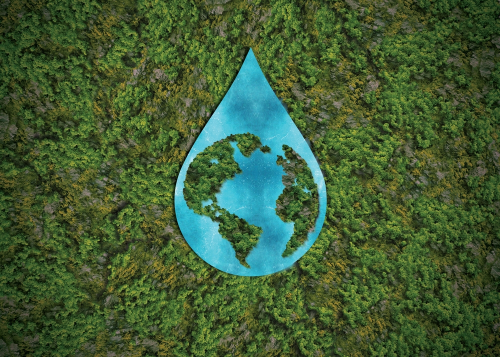 World,water,day,concept.,water,for,peace.,saving,water,and